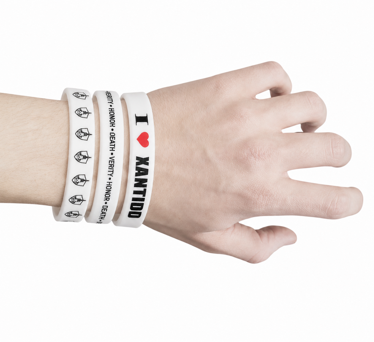 "I LOVE XANTIDD"  Bracelets
